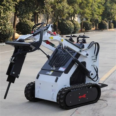 Mini Track Skid Steer Loader b'Interruttur idrawliku